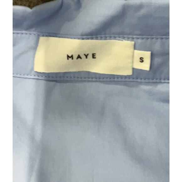 Maye Maxi Shirt Dress Blue Small - Picture 5 of 5